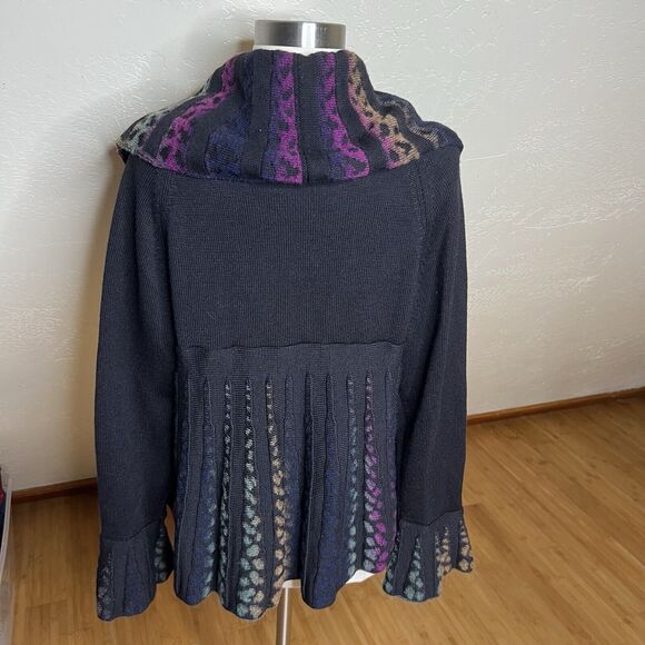 Angel Design By Sabri‎ Ozel Open Cardigan Womens Small Multicolor Wool Fairycore - Picture 8 of 10
